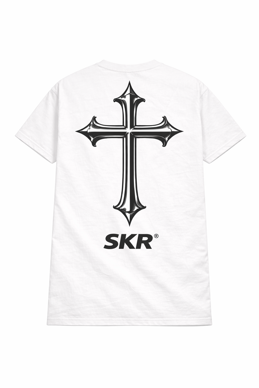 T-Shirt Blanc SKR – Croix